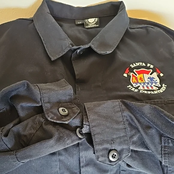 Santa Fe New Mexico Fire Department men's jacket pockets Heavy Rescue embroidery - Picture 12 of 14